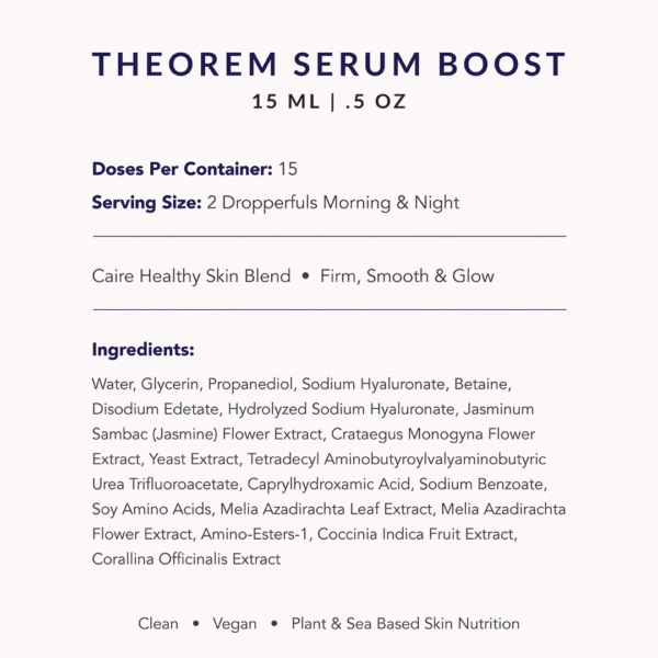 Theorem Serum Boost 15 mL | 0.5 oz + Gua Sha Set - Image 3