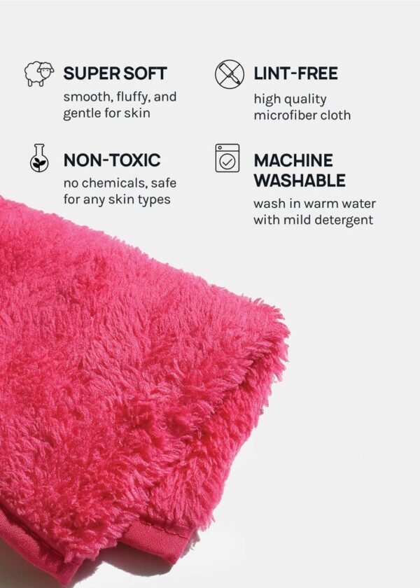 Microfiber Cleansing Mitt [Makeup Remover] by Dreambox Beauty - Image 8
